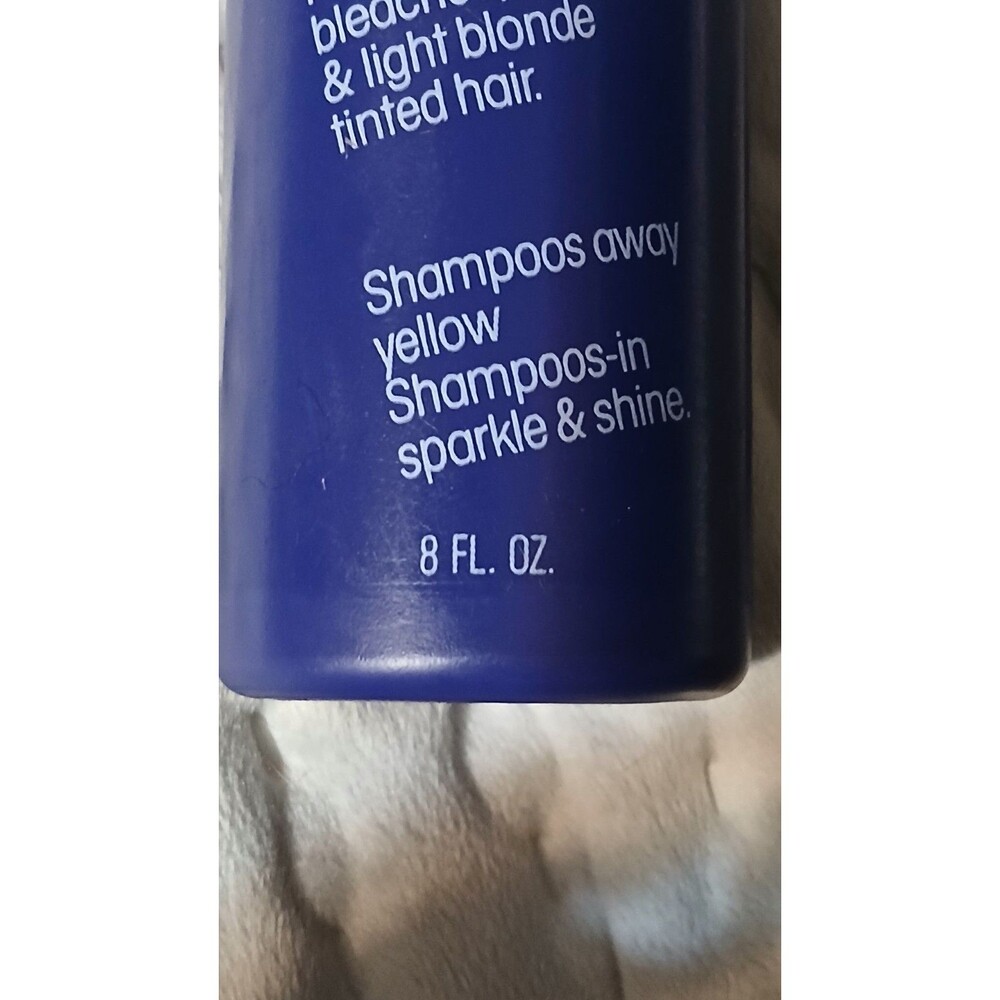 Vintage 1980s Clairol Shimmer Lights Purple Shampoo Lot 3 Bottles Movie Set Prop - Picture 8 of 9